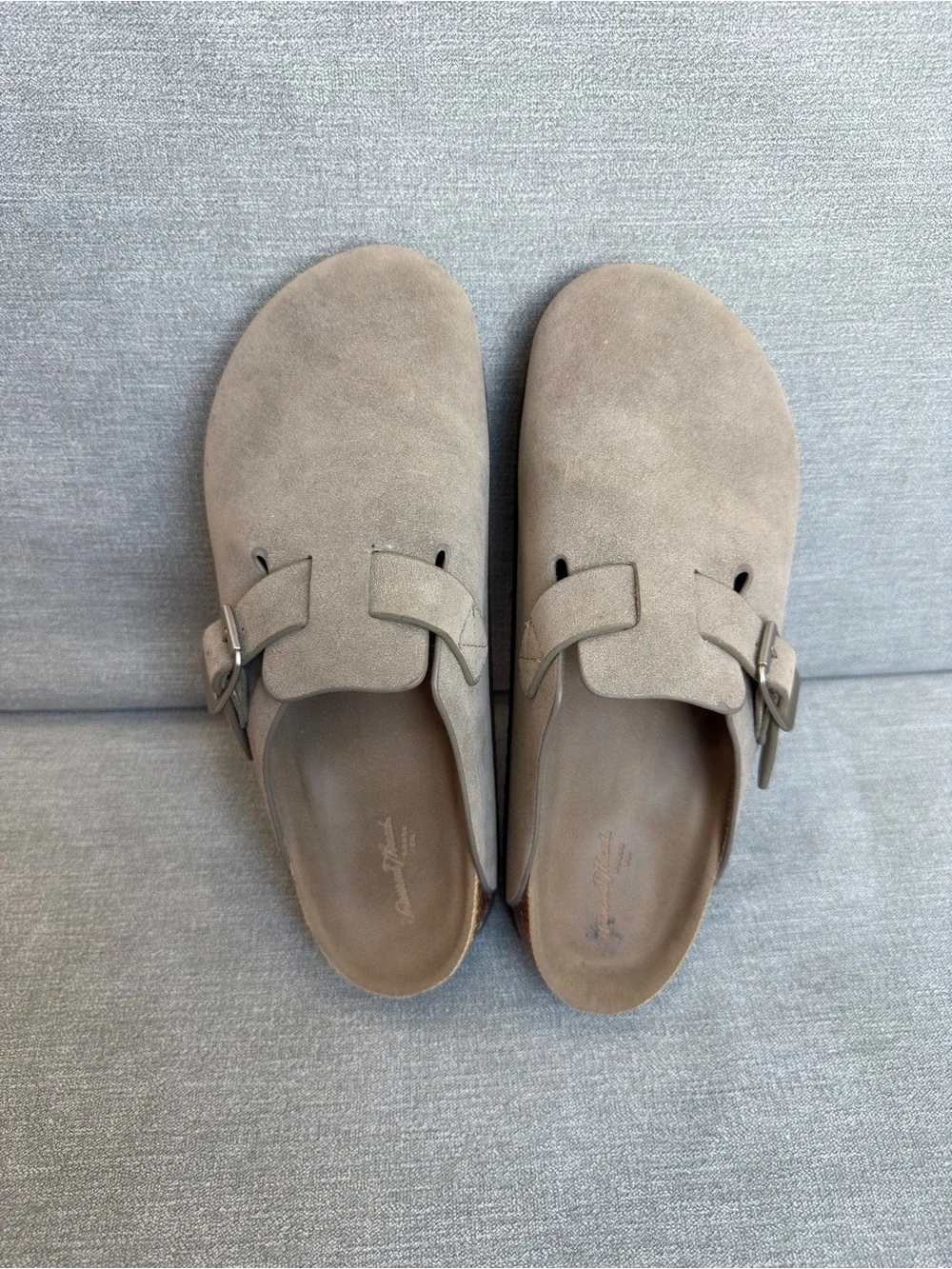 Universal Thread Men's Suede Slip-On Clog in Taupe